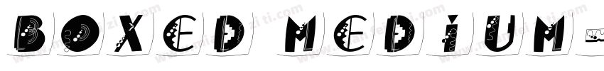 boxed medium字体转换